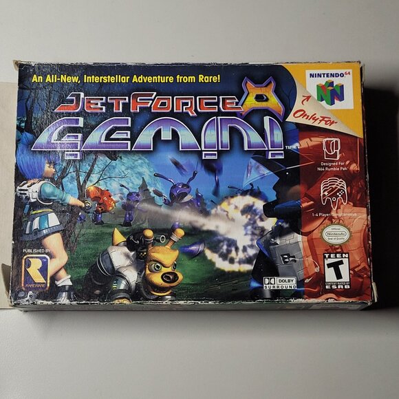 Jet Force Gemini Nintendo 64 N64 box and game - Picture 1 of 16